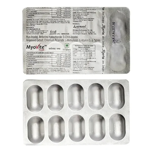Myovite Plus Tablet 10's, Pack of 10