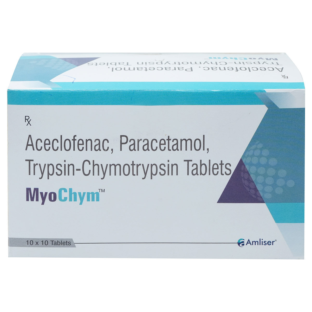 Myochym Tablet 10's, Pack of 10 TabletS Myochym Tablet 10's, Pack of 10 TabletS