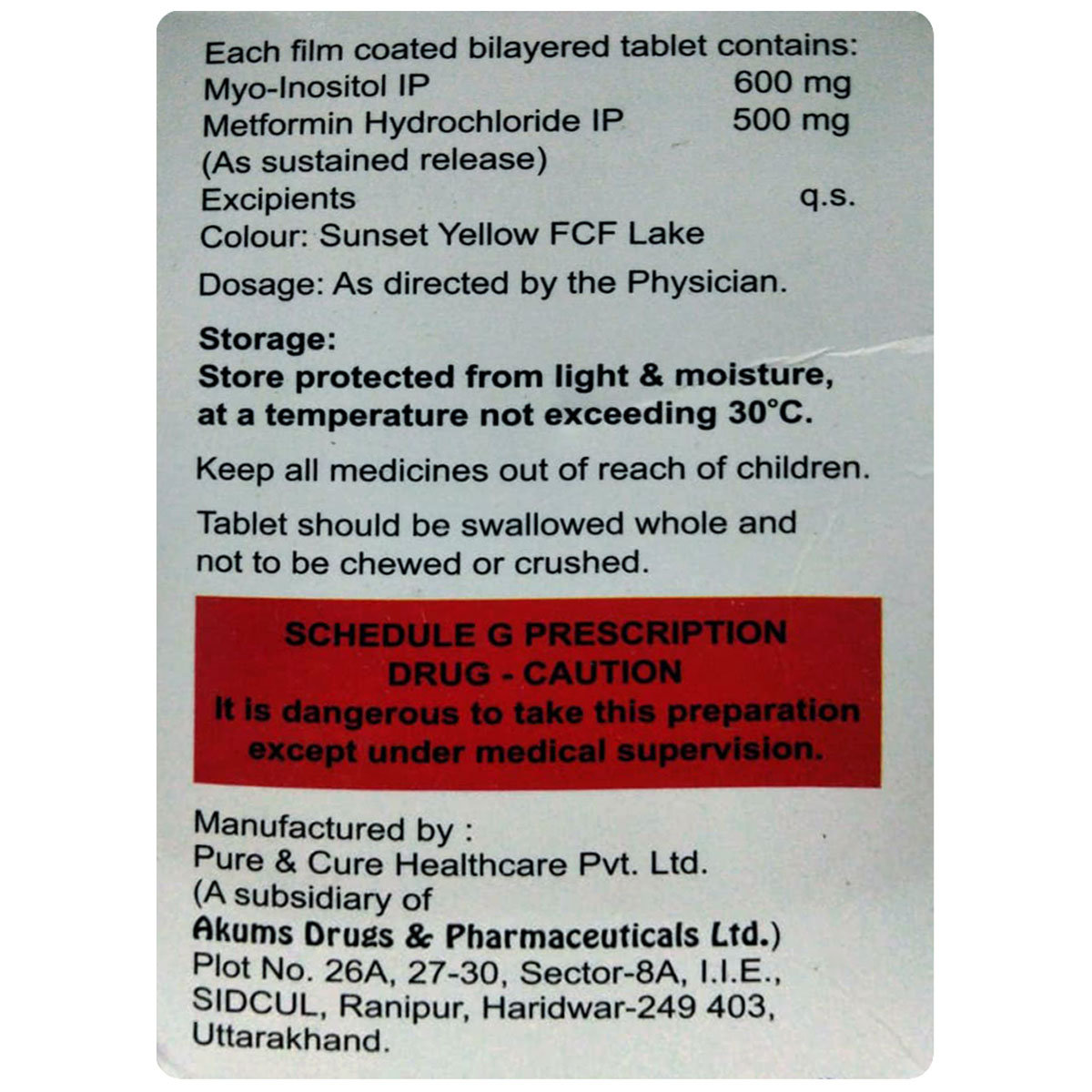 Myomin Tablet 10's, Pack of 10 TABLETS Myomin Tablet 10's, Pack of 10 TABLETS