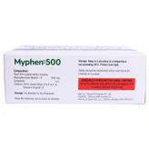 Myphen-500 Tablet 10's, Pack of 10 TabletS