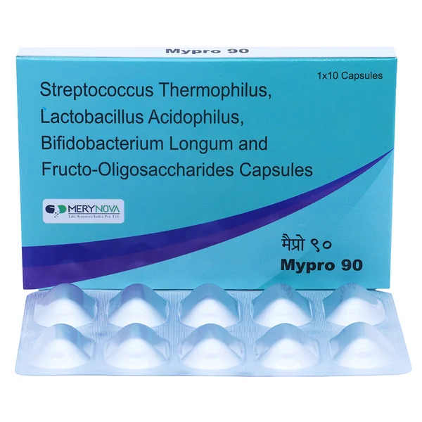 Mypro 90 Capsule 10's, Pack of 10 CAPSULES
