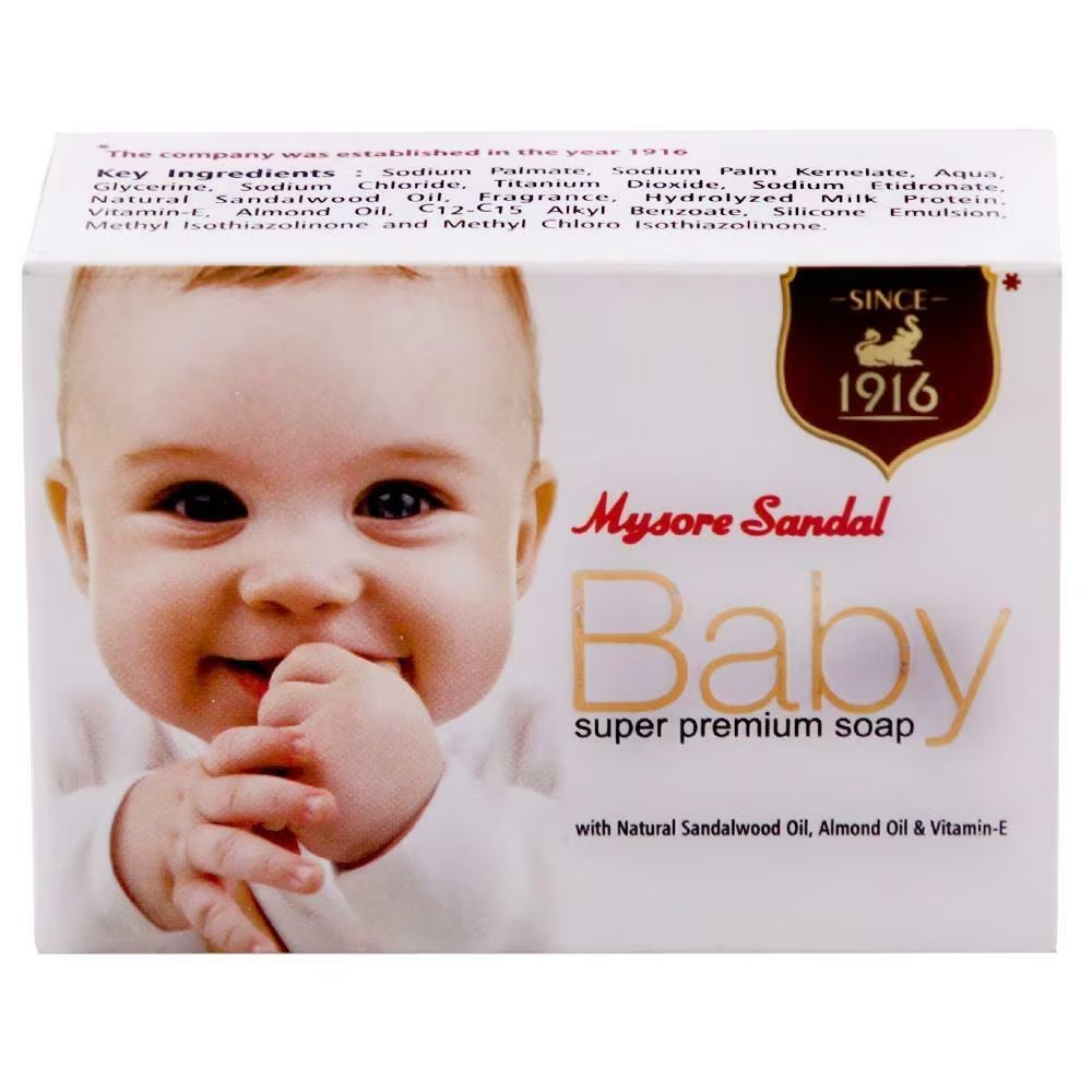 Mysore Sandal Baby Soap, 75 gm, Pack of 1 Mysore Sandal Baby Soap, 75 gm, Pack of 1