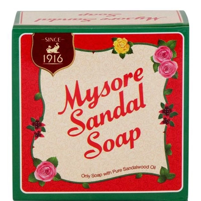 Mysore Sandal Soap 150 gm | Pure Sandalwood Oil | Keeps Skin Glowing, Bleamish Fress &amp; Beautiful, Pack of 1