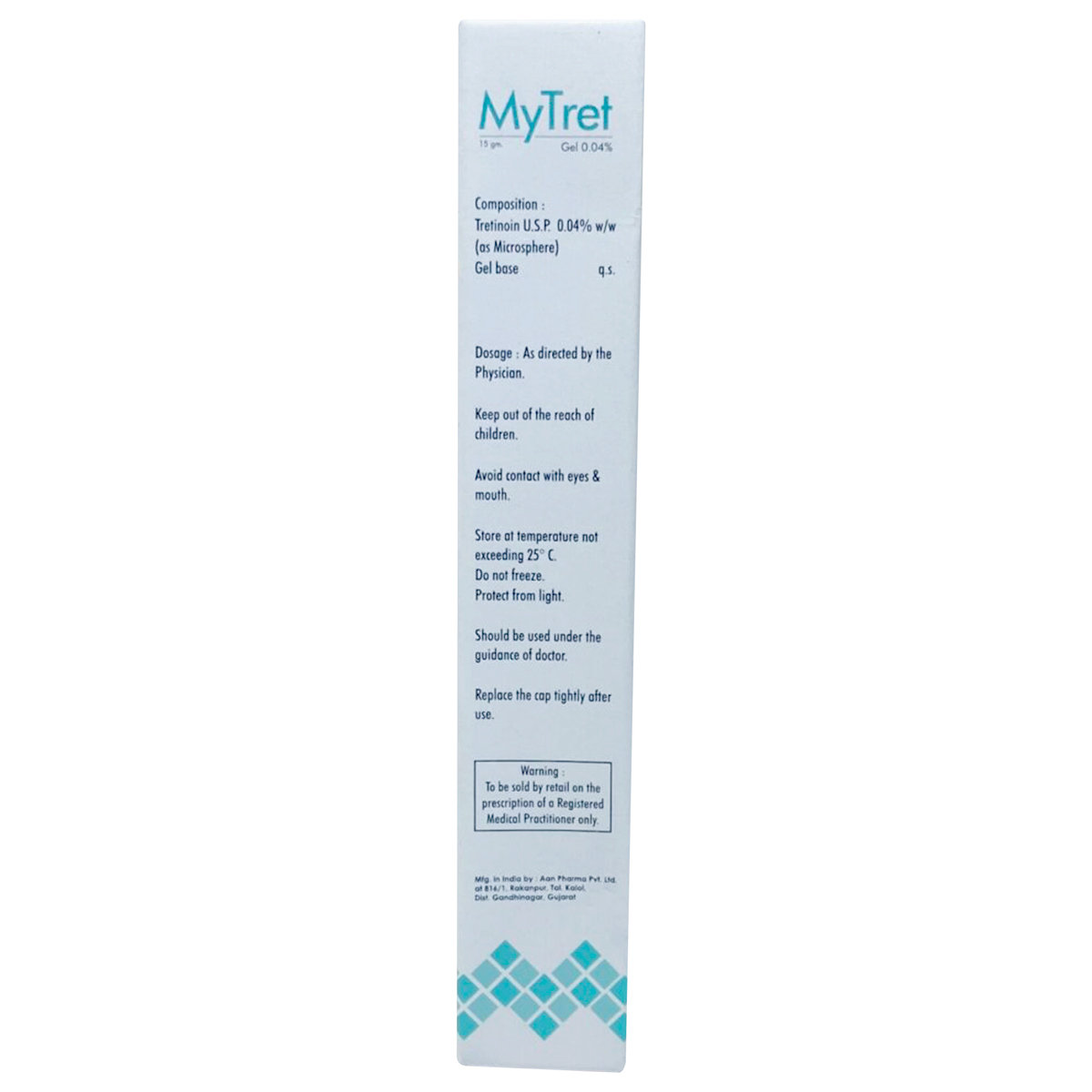 Mytret 0.04% Gel 15 gm, Pack of 1 Gel Mytret 0.04% Gel 15 gm, Pack of 1 Gel