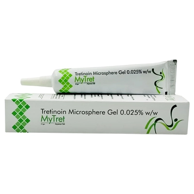 Mytret 0.025% Gel 15 gm, Pack of 1 Gel