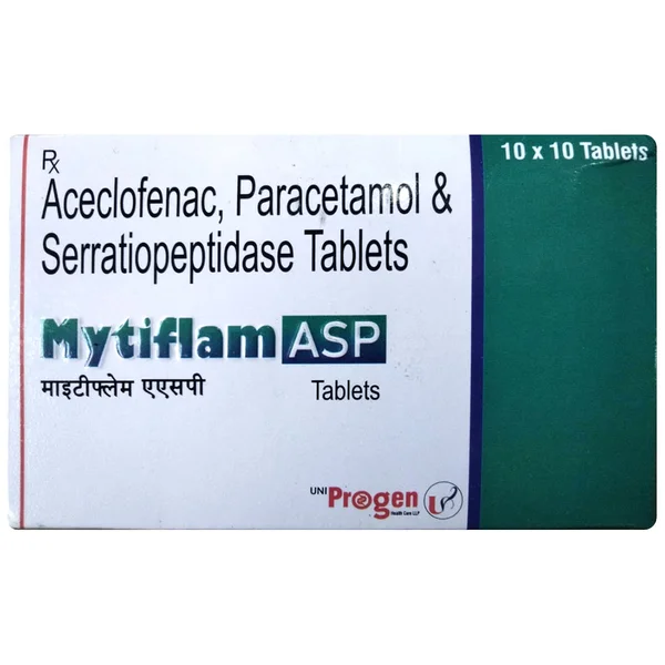Mytiflam ASP Tablet 10's