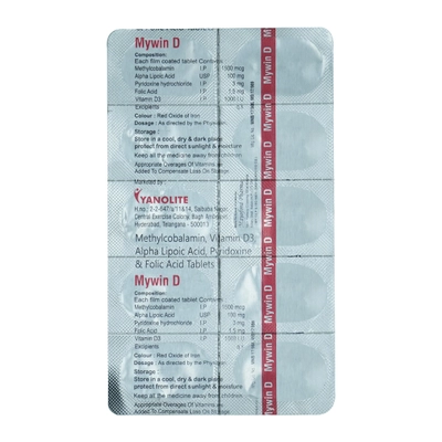 Mywin D Tablet 10's, Pack of 10 TABLETS