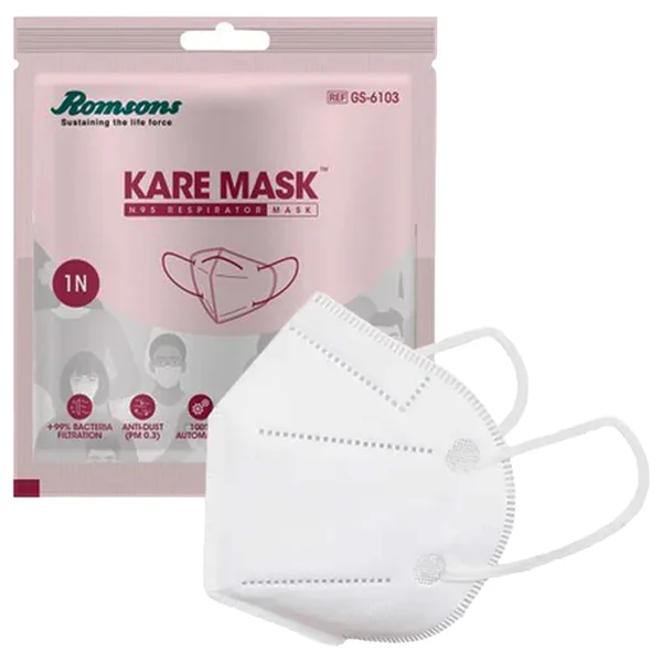 Romsons N95 Respirator Kare Mask 6L Gs-6103 