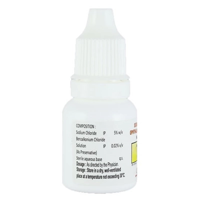 Nacl-5 Eye Drops 10 ml, Pack of 1 EYE DROPS