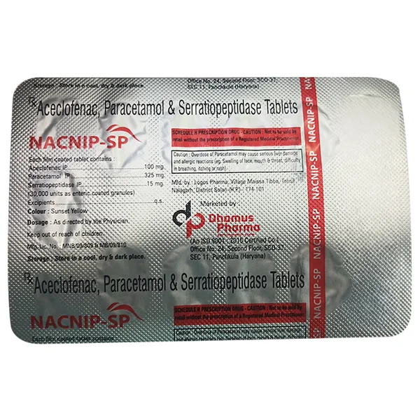 Nacnip-SP Tablet 10's