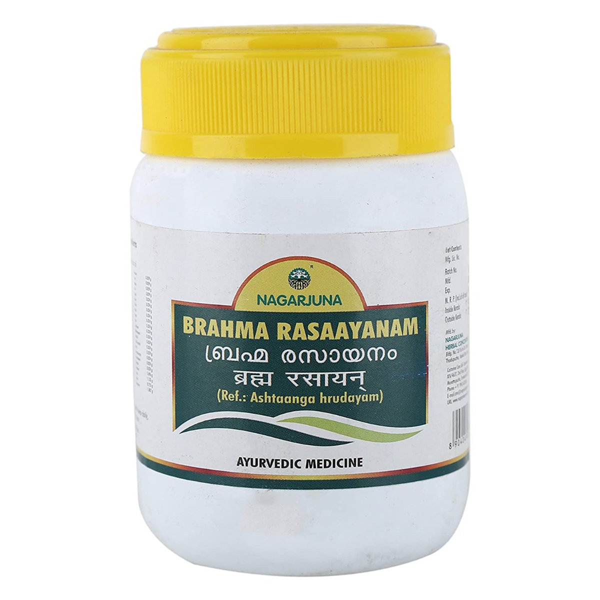 Nagarjuna Ayurveda Brahma Rasaayanam, 300 gm, Pack of 1 Nagarjuna Ayurveda Brahma Rasaayanam, 300 gm, Pack of 1