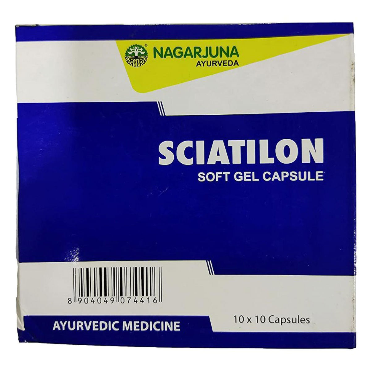 Buy Nagarjuna Ayurveda Sciatilon, 100 Softgel Capsules Online