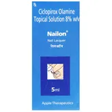 Nailon Nail Lacquer 5 ml, Pack of 1 SOLUTION