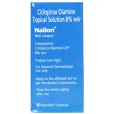 Nailon Nail Lacquer 5 ml, Pack of 1 SOLUTION