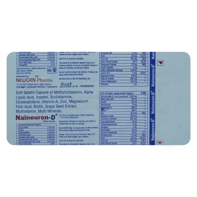 Nalneuron-D Tablet 10's, Pack of 10