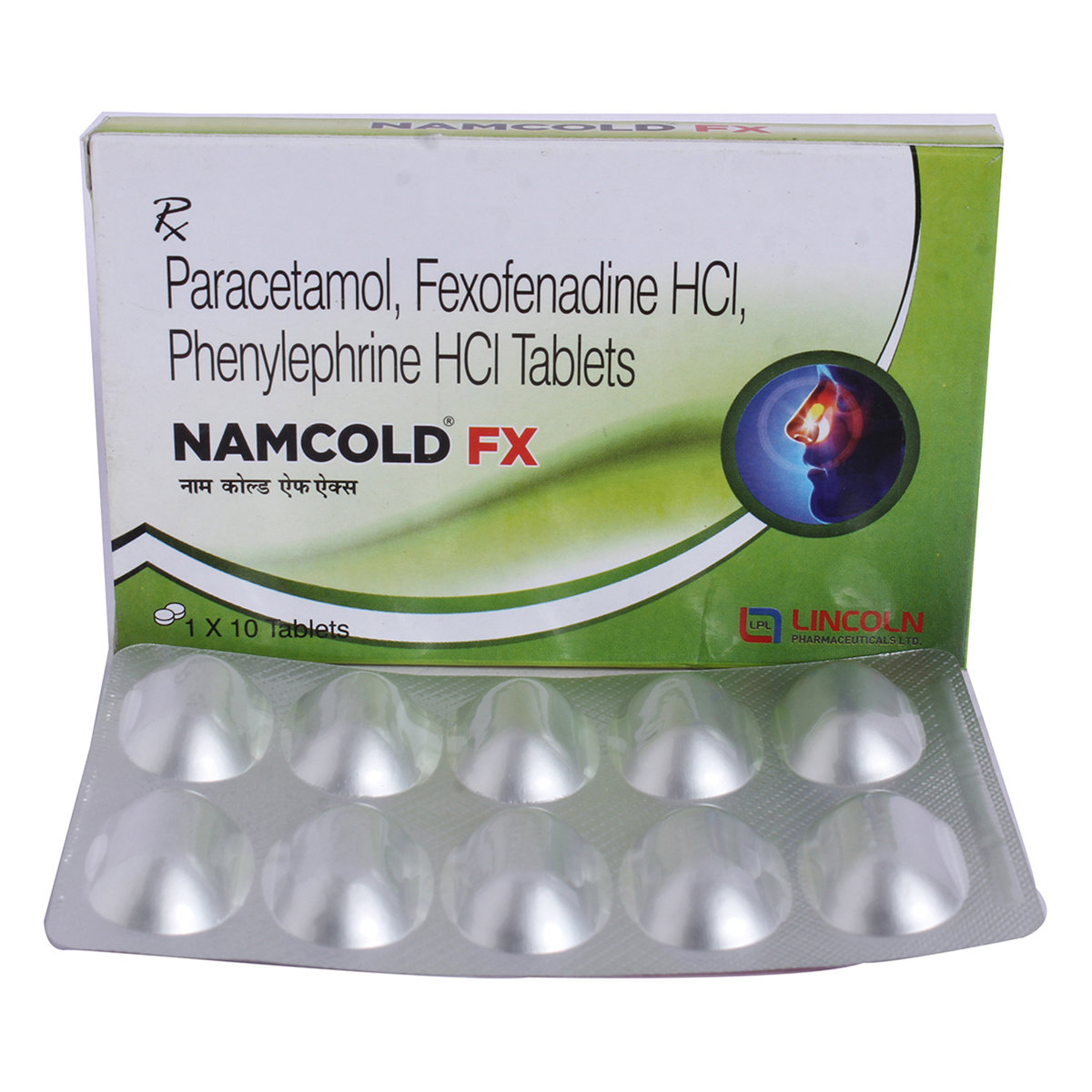 Namcold FX Tablet 10's, Pack of 10 Namcold FX Tablet 10's, Pack of 10