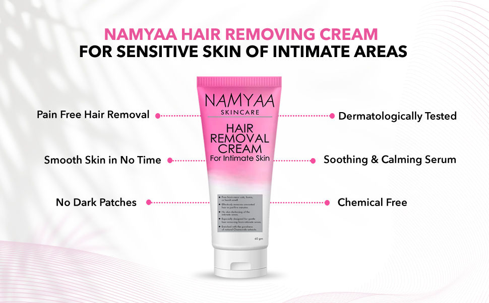 Namyaa Hair Removal Cream for Intimate Skin, 60 gm Price, Uses, Side