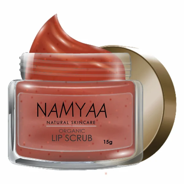 Namyaa Organic Lip Scrub 15 gm | Gently Exfoliates & Hydrates | For Soft, Smooth & Tempting Lips