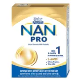 Nestle Nan Pro Infant Formula Stage 1 (Upto 6 months) Powder, 400 gm Refill Pack, Pack of 1