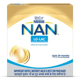 Nestle Nan Lo-Lac Infant Formula (Up to 24 Months) Powder, 200 gm Refill Pack, Pack of 1
