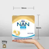 नेस्ले नैन लो-लैक शिशु फॉर्मूला (24 महीने तक) पाउडर, 200 ग्राम रिफिल पैक, 1 का पैक