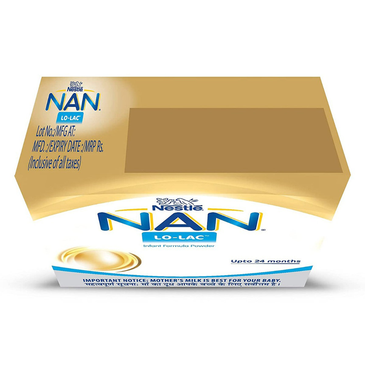 Nestle Nan Lo-Lac Infant Formula (Up to 24 Months) Powder, 200 gm Refill Pack, Pack of 1 Nestle Nan Lo-Lac Infant Formula (Up to 24 Months) Powder, 200 gm Refill Pack, Pack of 1