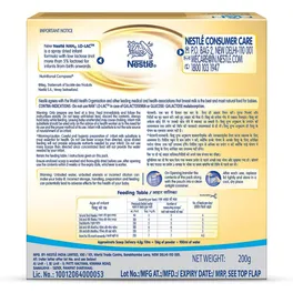 Nestle Nan Lo-Lac Infant Formula (Up to 24 Months) Powder, 200 gm Refill Pack, Pack of 1