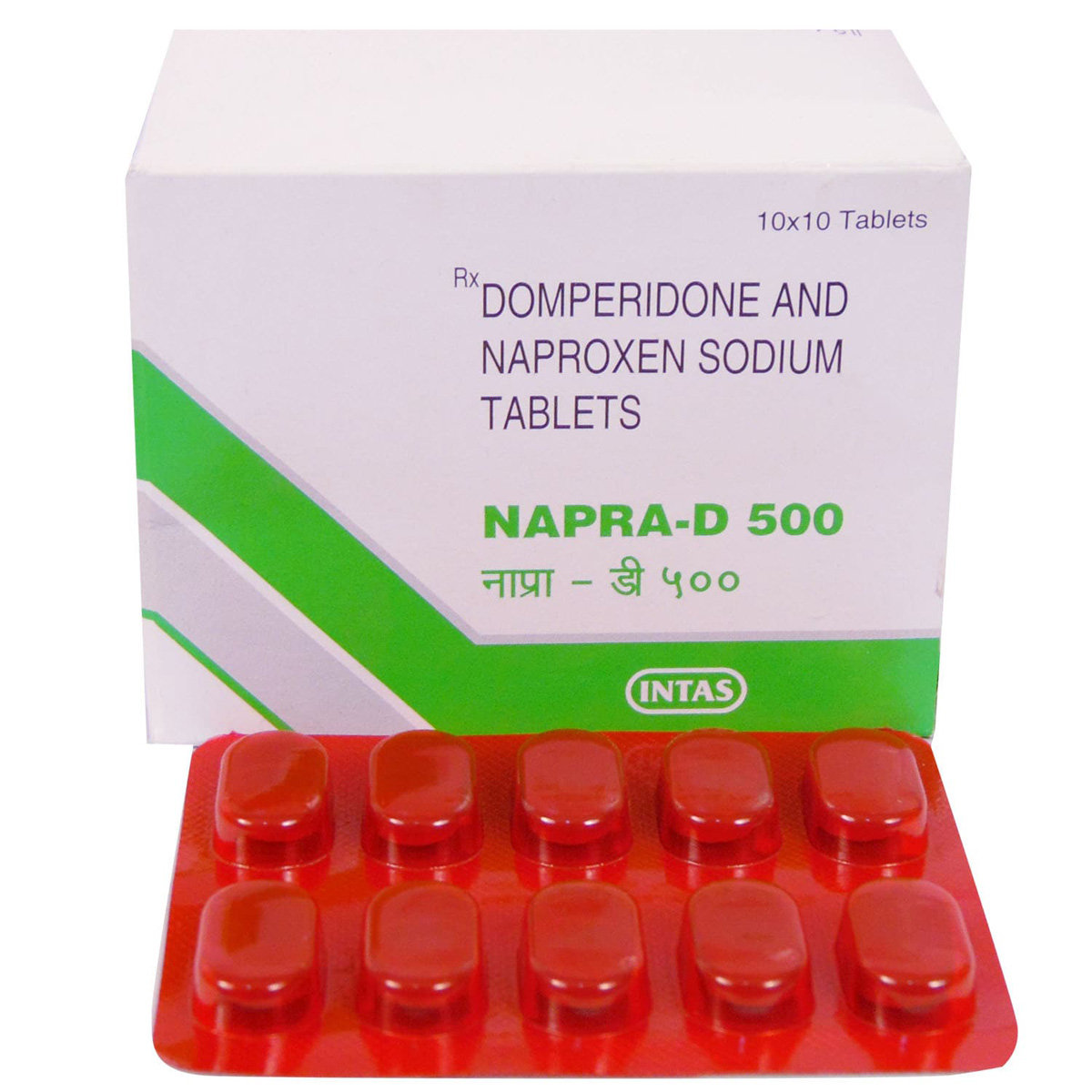 Napra-D 500 Tablet 10's, Pack of 10 TABLETS Napra-D 500 Tablet 10's, Pack of 10 TABLETS