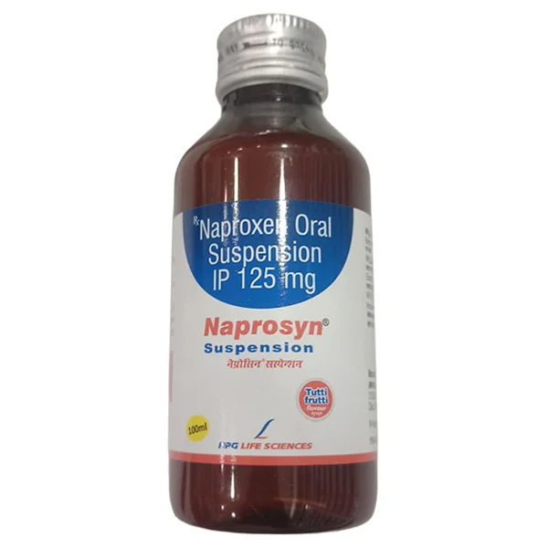 Naprosyn 125 mg Tutti Frutti Flavour Oral Suspension 100 ml