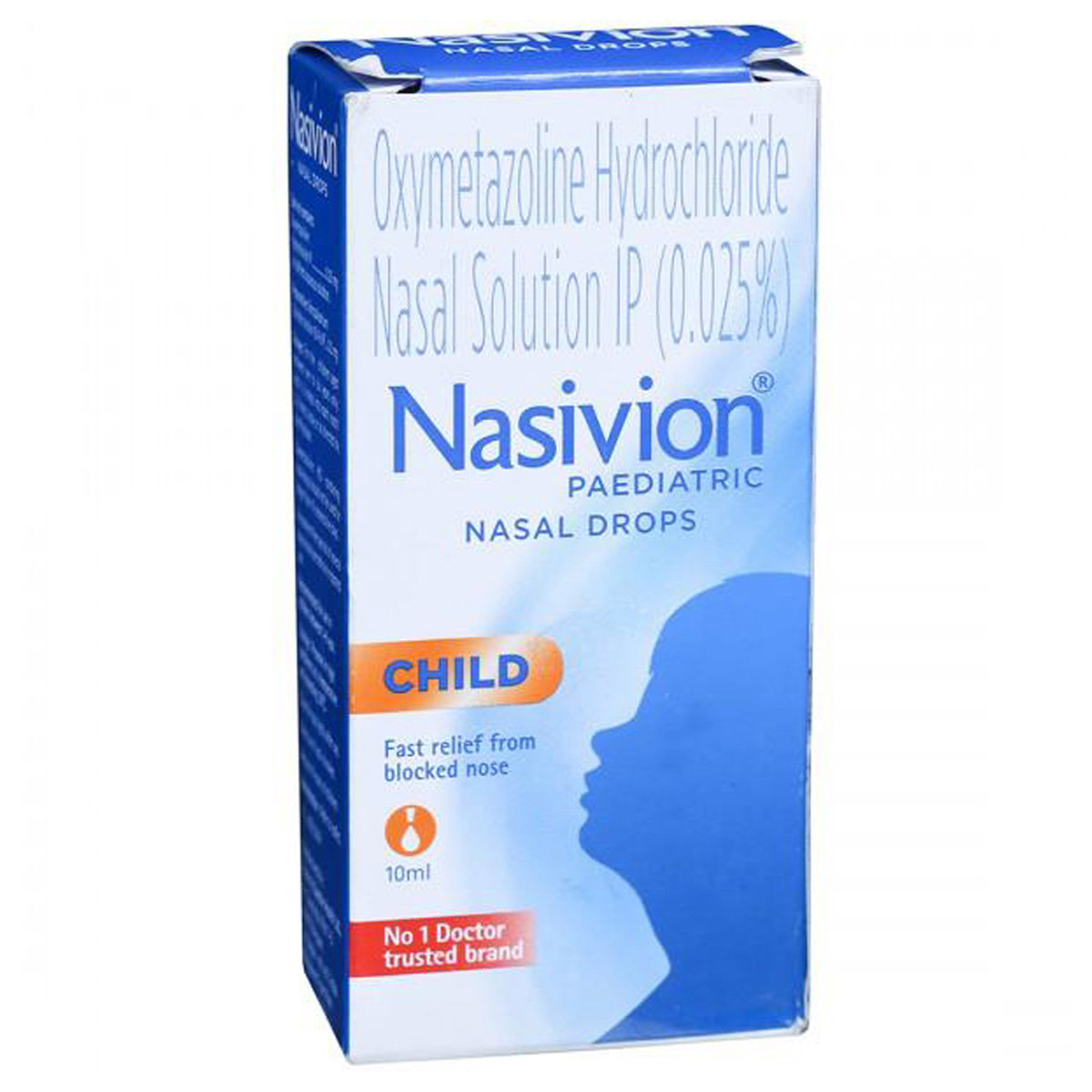 Nasivion 0.025% Paediatric Nasal Drops, 10 ml, Pack of 1 LIQUID Nasivion 0.025% Paediatric Nasal Drops, 10 ml, Pack of 1 LIQUID