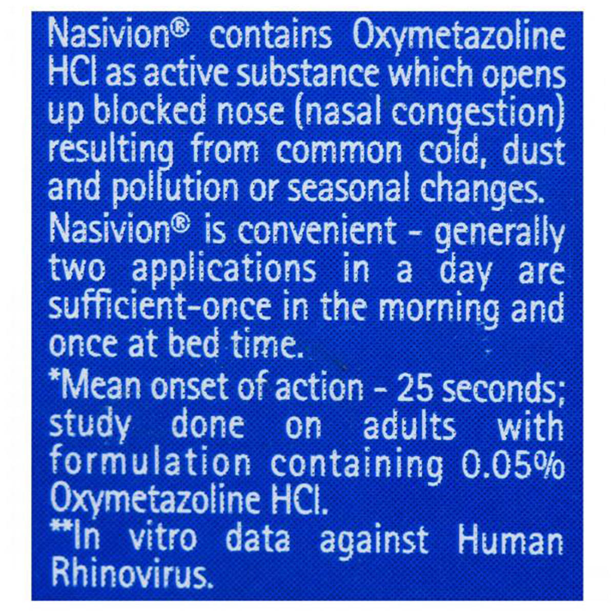 Nasivion 0.025% Paediatric Nasal Drops, 10 ml, Pack of 1 LIQUID Nasivion 0.025% Paediatric Nasal Drops, 10 ml, Pack of 1 LIQUID
