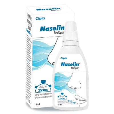 Naselin Nasal Spray, 10 ml, Pack of 1