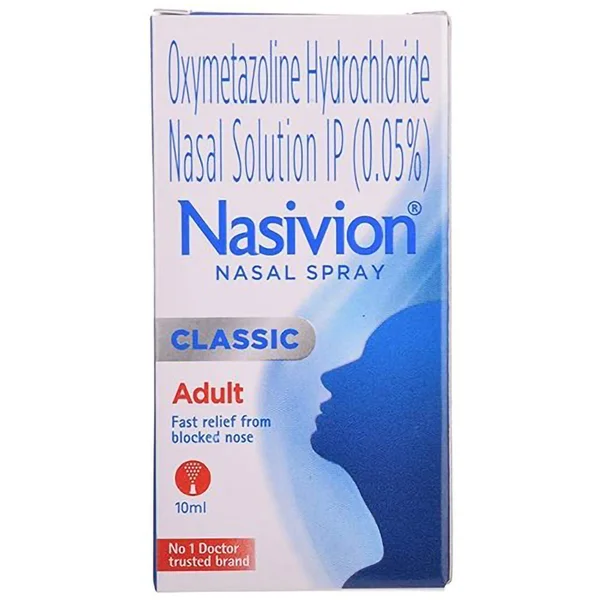 NASIVION 0.05% CLASSIC ADULT, Pack of 1 SPRAY