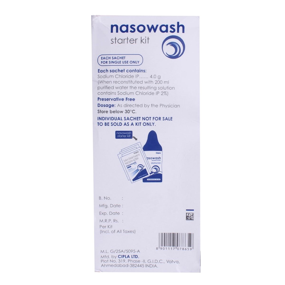 Nasowash Starter Kit, Pack of 1 NASAL SOLUTION