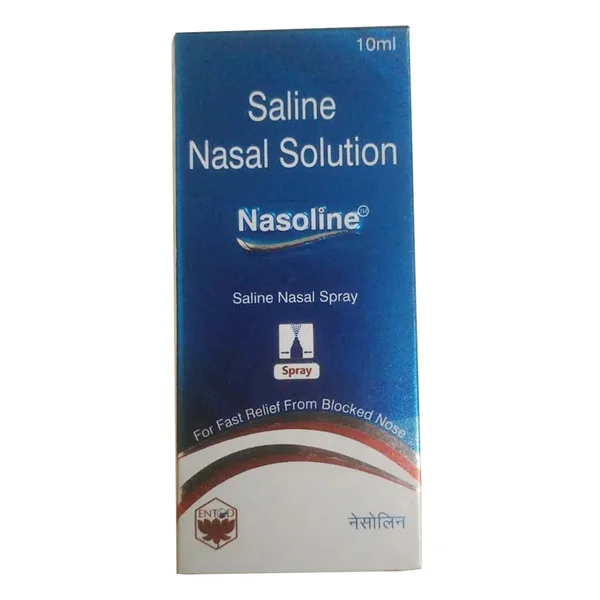 Nasoline 0.65%W/V Nasal Spray 10 Ml, Pack of 1 DROPS