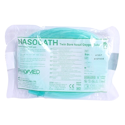 NASOCATH OXYGEN TUBE ADULT (POLYMED), Pack of 1