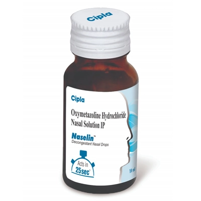 Naselin Nasal Drops, 10 ml, Pack of 1