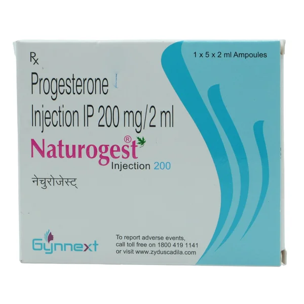 Naturogest 200 mg Injection 2 ml