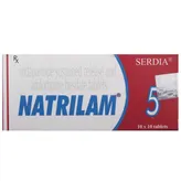 Natrilam 5 Tablet 10's, Pack of 10 TABLETS