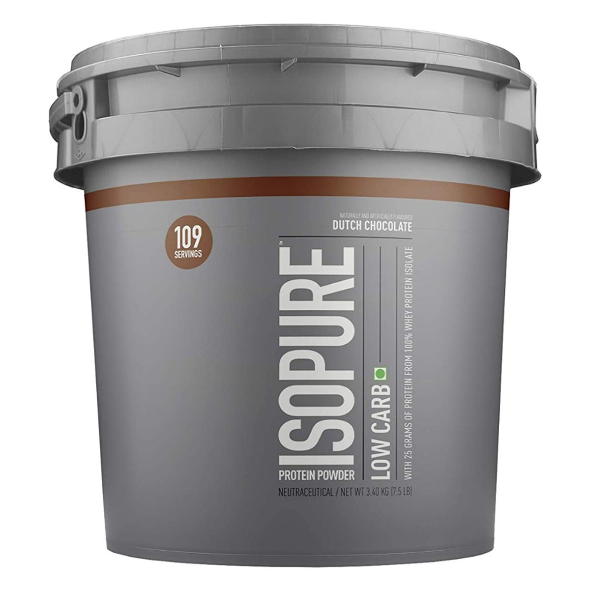 Buy Isopure Low Carb Dutch Chocolate Flavoured Powder, 7.5 lb Online