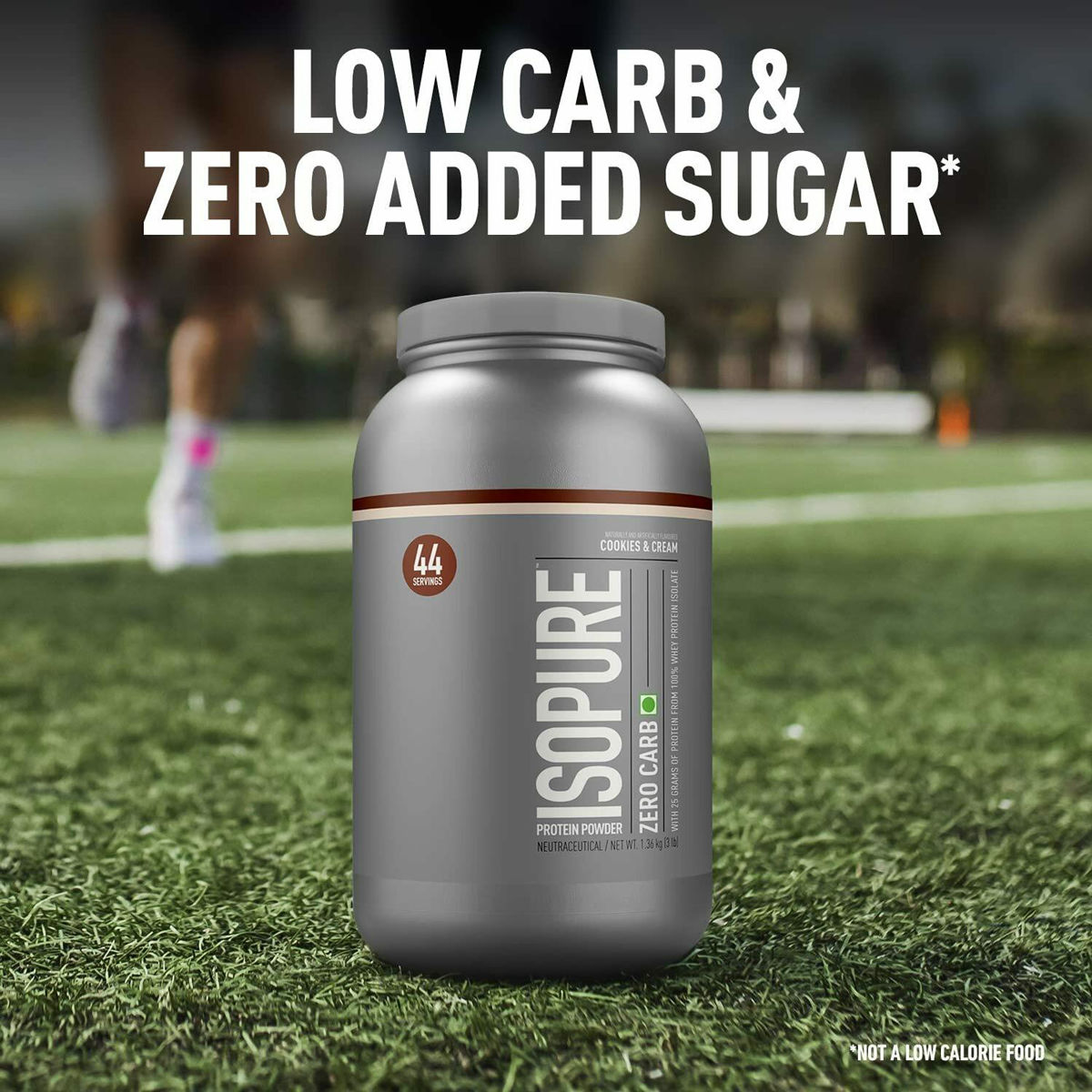 Buy Isopure Zero Carb 100% Whey Protein Isolate Cookies & Cream Flavour Powder, 3 lb Online