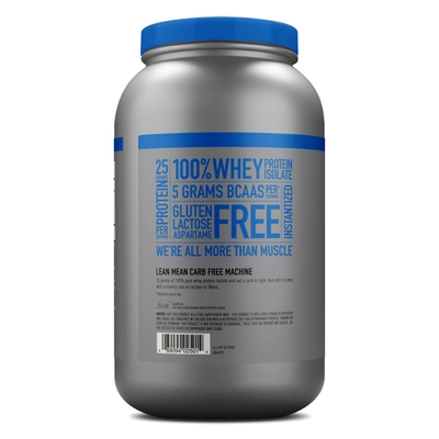 Isopure Zero Carb 100% Whey Protein Isolate Creamy Vanilla Flavour Powder, 3 lb, Pack of 1