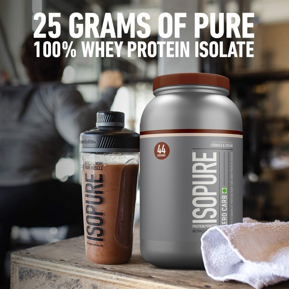 Isopure Zero Carb 100% Whey Protein Isolate Creamy Vanilla Flavour Powder, 3 lb, Pack of 1 Isopure Zero Carb 100% Whey Protein Isolate Creamy Vanilla Flavour Powder, 3 lb, Pack of 1