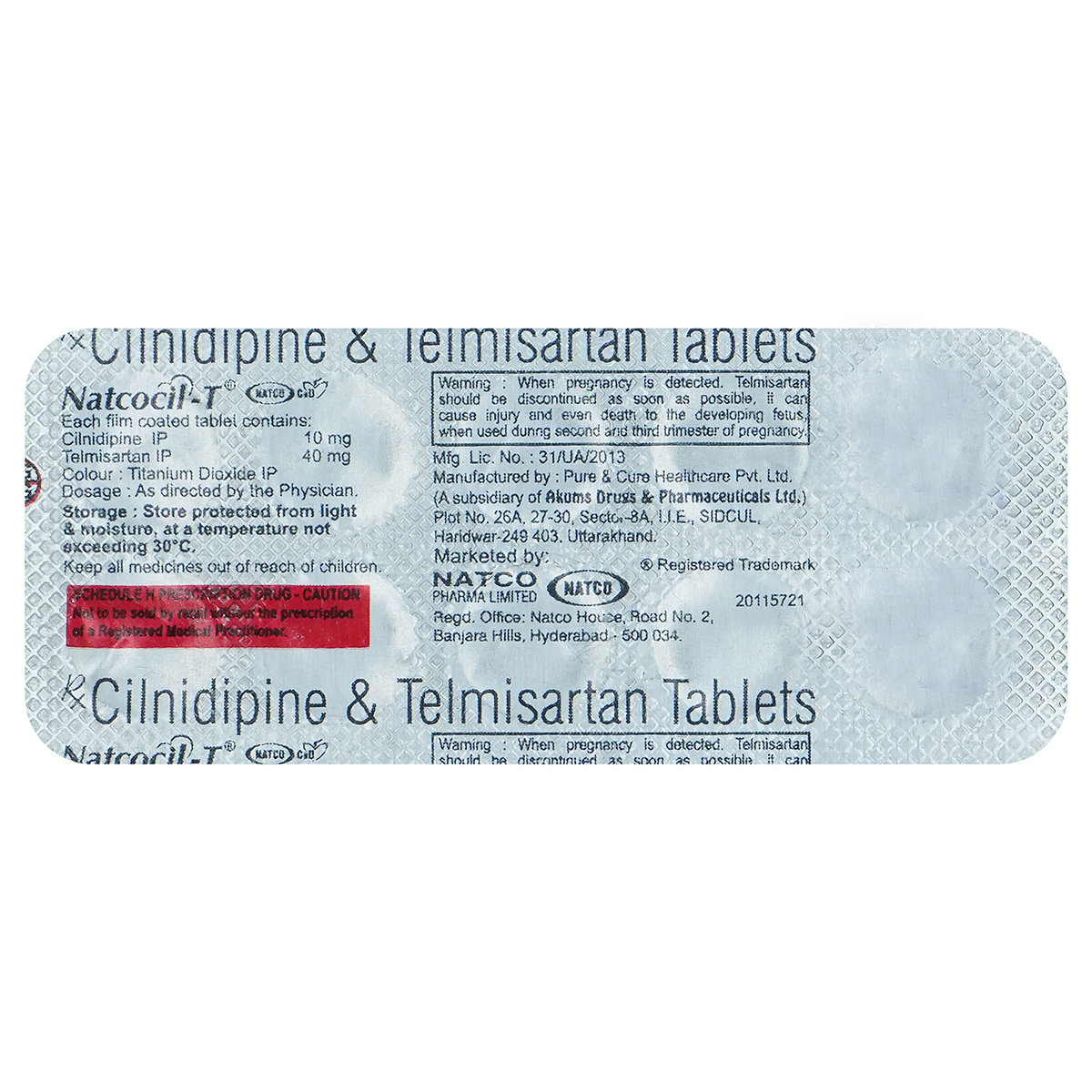 Natcocil-T Tablet 10's, Pack of 10 TABLETS Natcocil-T Tablet 10's, Pack of 10 TABLETS