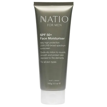 Natio For Men SPF 50+ Face Moisturiser,100 gm