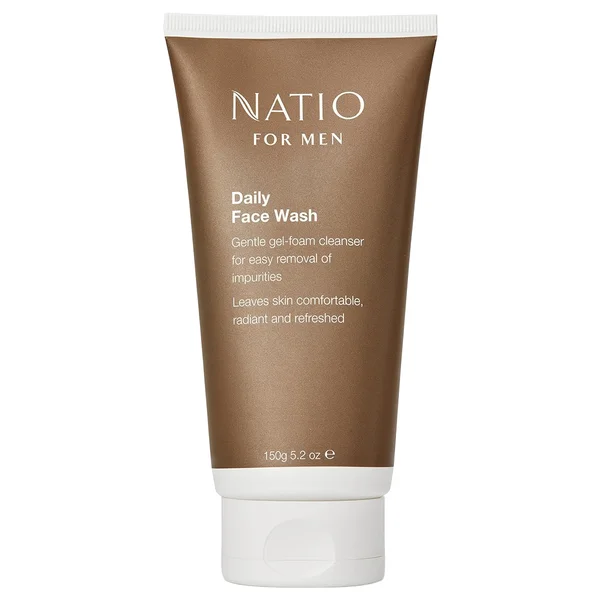 Natio For Men Daily Face Wash, 150 gm