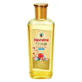Navratna Gold Almond Cool Ayurvedic Oil, 200 ml, Pack of 1