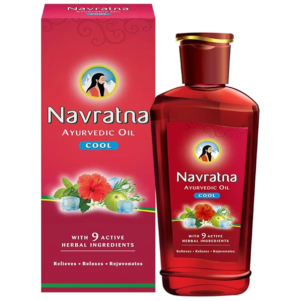 NAVRATNA AYURVEDIC COOL OIL 500ML