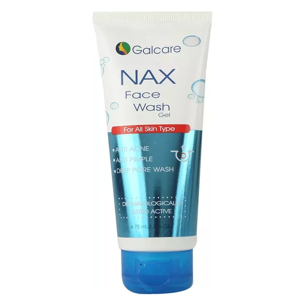 Nax Face Wash Gel, 75 ml