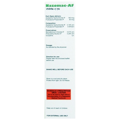 Nazomac-AF Nasal Spray 12 ml, Pack of 1 Nasal Spray